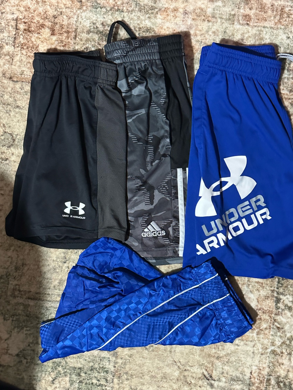 4 pairs Youth athletic shorts bundle